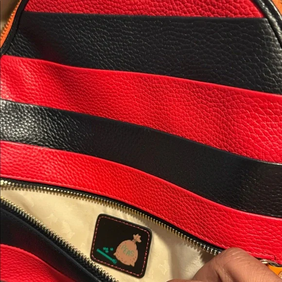 Radley London Red and Black Striped Backpack - Picture 6 of 6